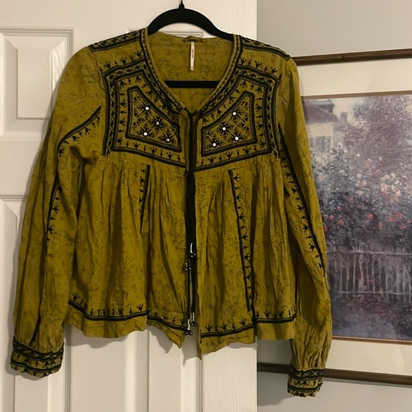 Free People Twilight Embellished Jacket - Picture 2 of 6
